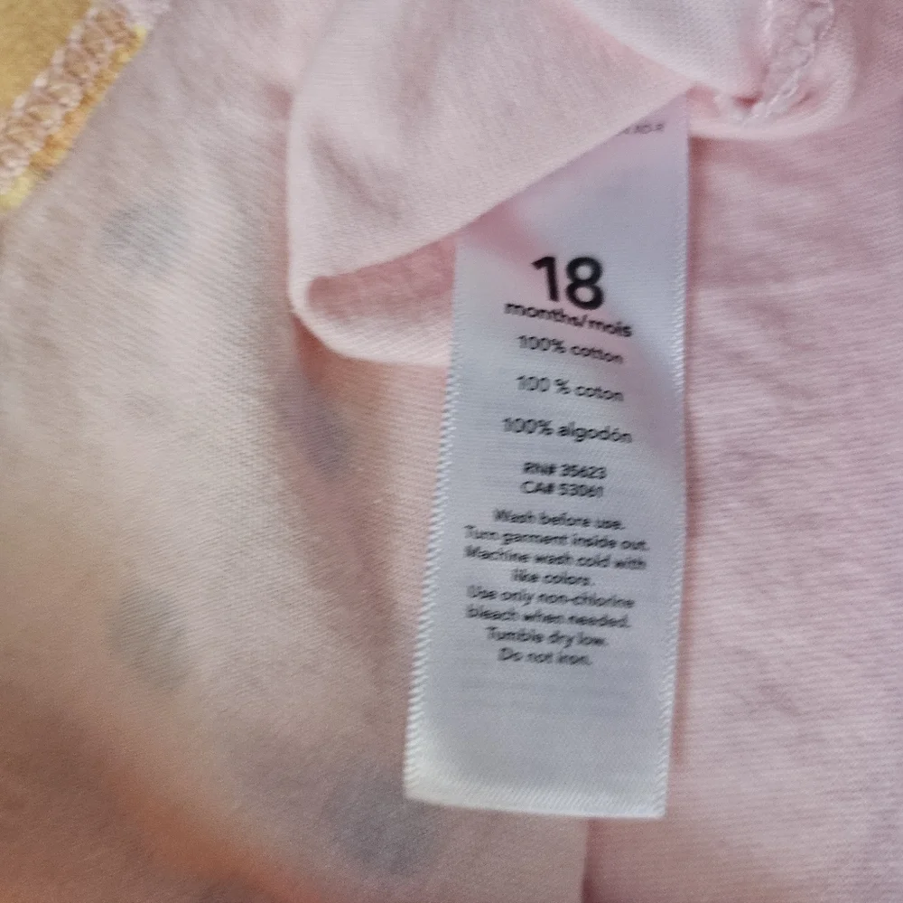 Set Of Two Kids' Colorful Tees- Pink Metallic Cheetah- 18 Month